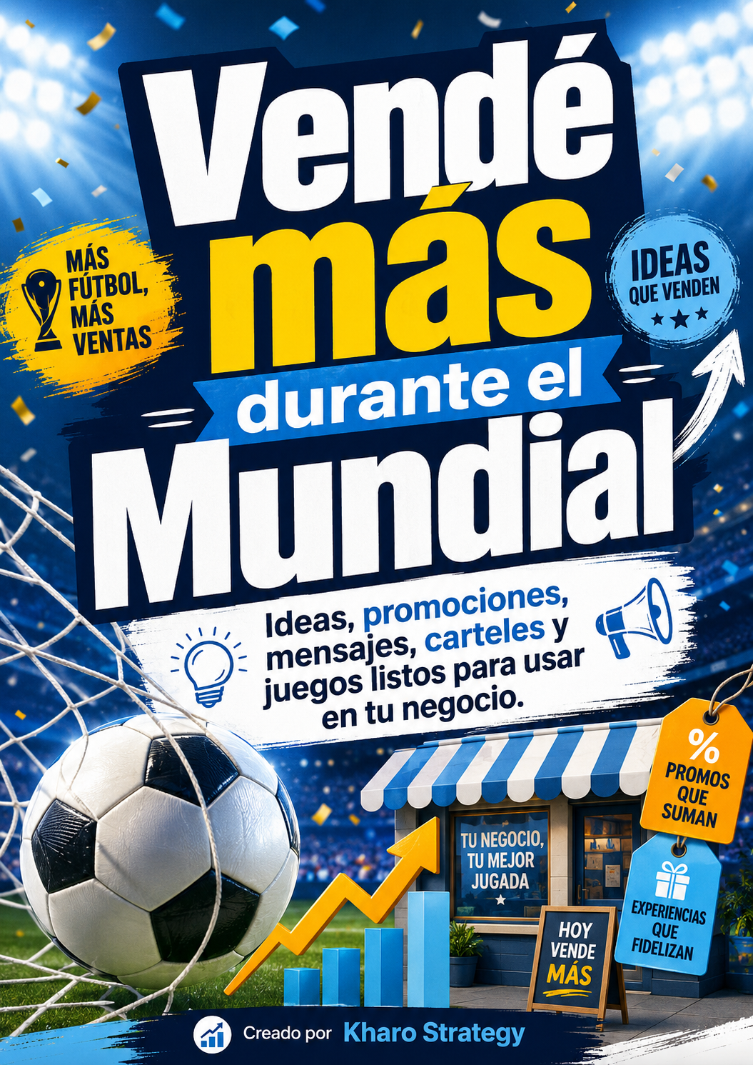 Portada de la guía Vendé más durante el Mundial